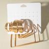 Accessories exaggerated earrings, geometric cold wind creative alloy earrings set