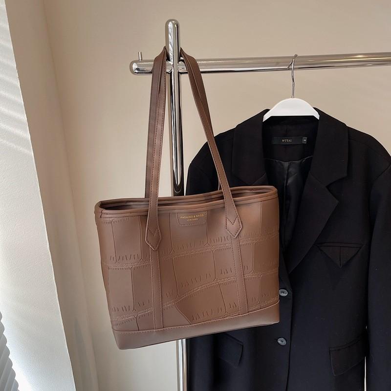 

Trendy Street Style Single Shoulder Bag For Women In Black Khaki White Pink And Brown коричневий