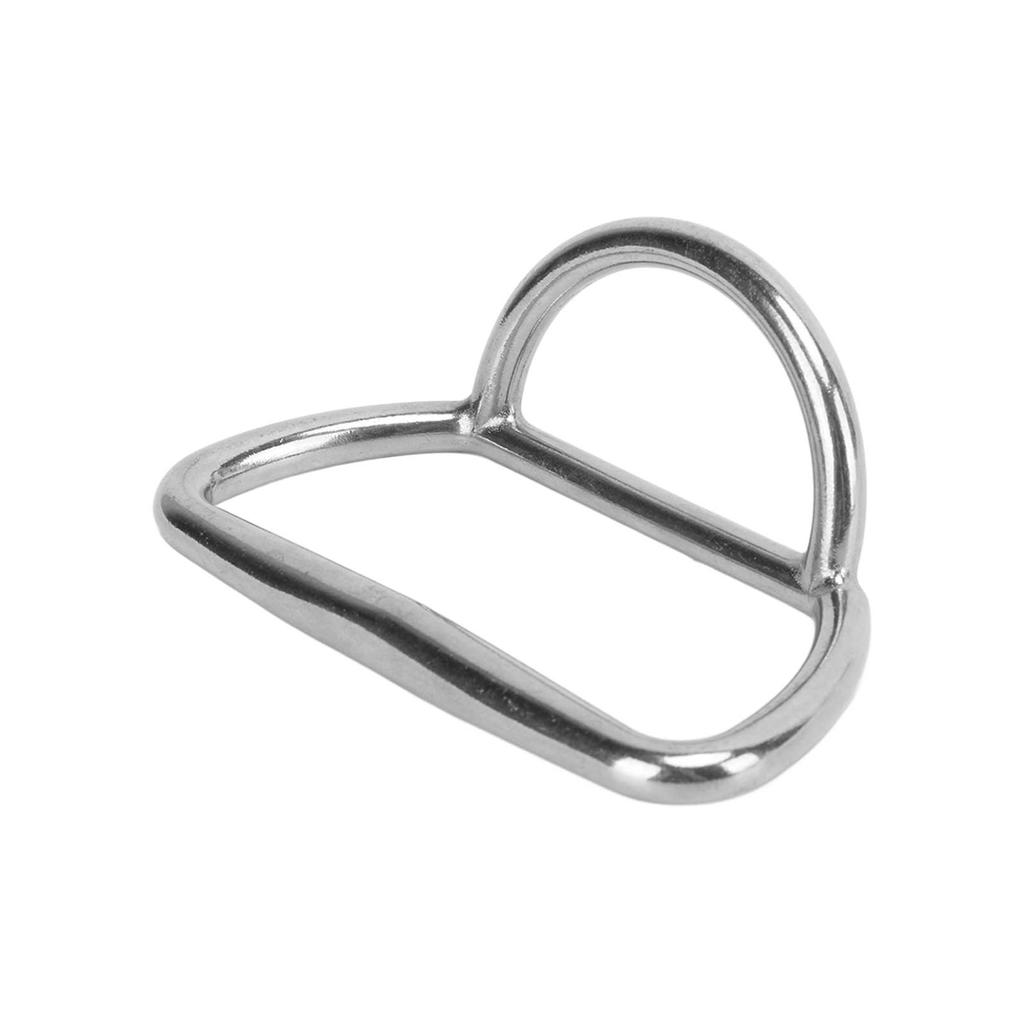 Stainless Steel D Traction Ring Towing Ring Handle 90MM High Polished for Marine Accessories