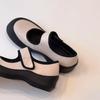 Platform Sports Velcro Mary Jane Shoes Women's Versatile Round Head Small Leather Shoes Vintage Ballet Single Shoes
