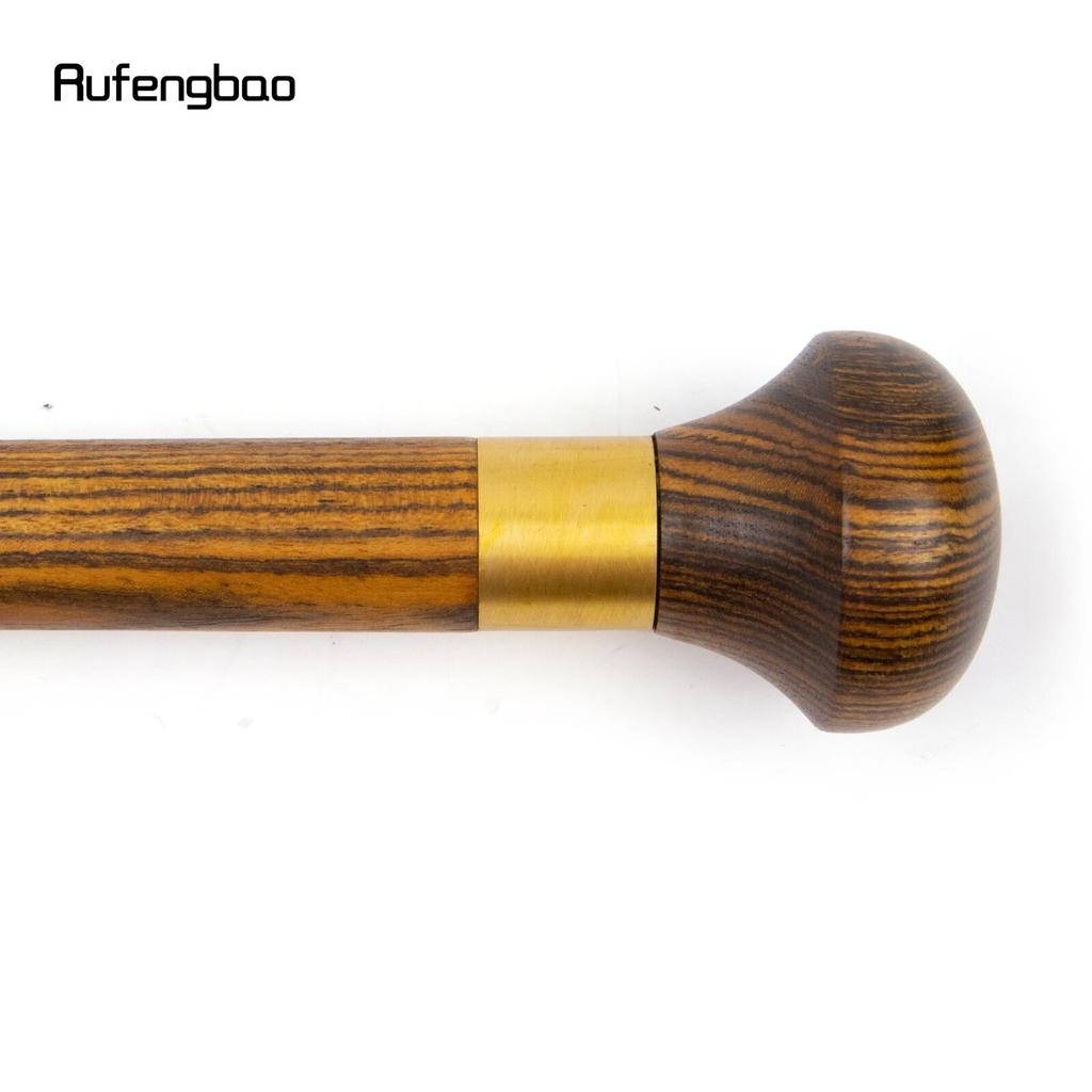 Gelber Sandelholz-Holz-Mode-Spazierstock Dekorativer Cosplay-Party-Holz-Spazierstock Halloween-Keule Zauberstab Crosier 87cm