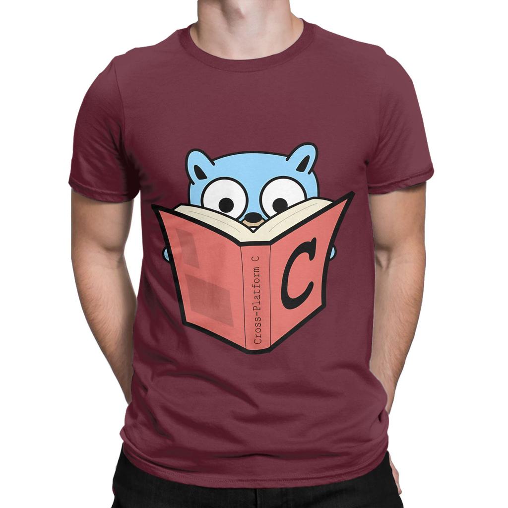 Go C Go Gopher With C Book Graphic 100 Cotton Tshirt Gopher Tees Tops For Unisex