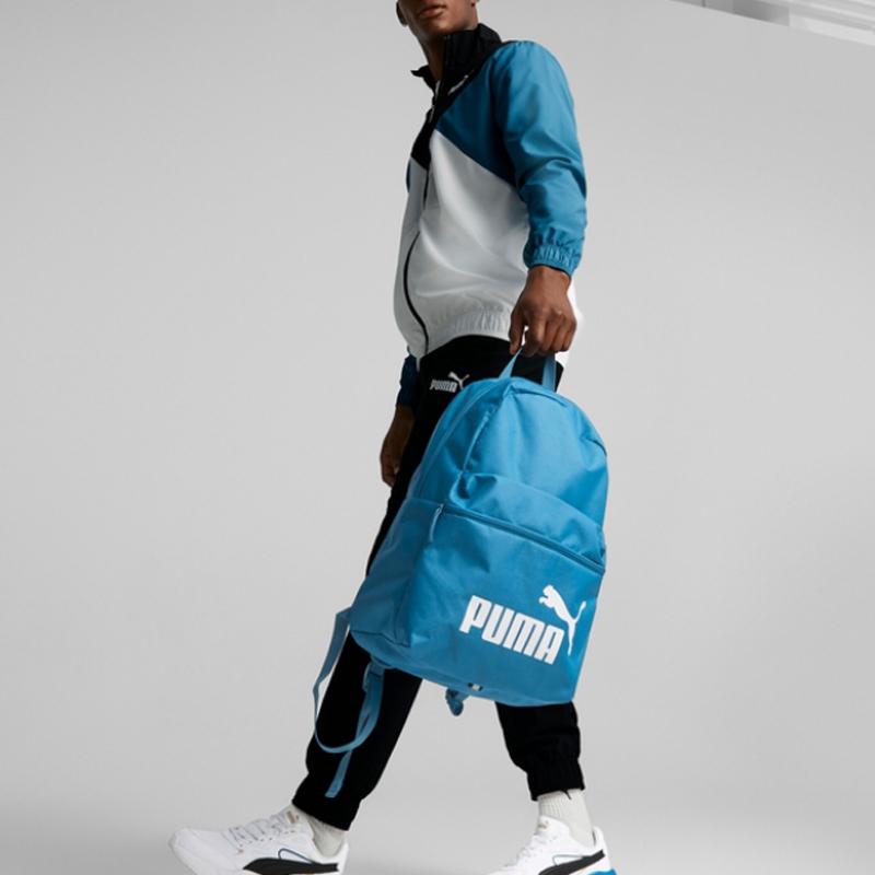 New PUMA Fabric Backpack Unisex Lake Blue 078560-03
