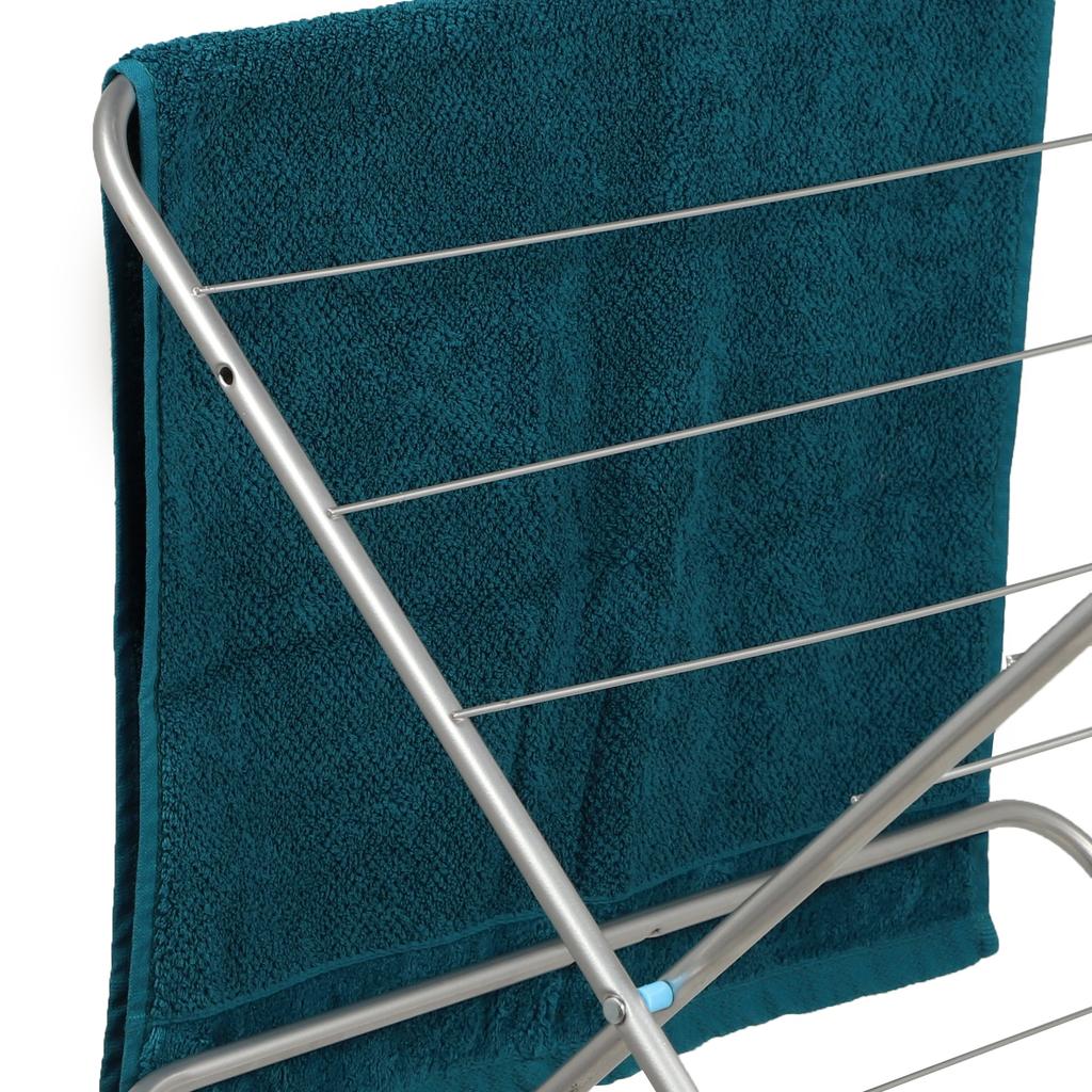 KADAX Wäscheständer Balkon Vertikal 20m Für Kleidung Für Unterwäsche 3 Ebenen