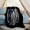 Attack on Titan2 printed throw blanket—lightweight,soft,warm;versatile blanket for all seasons—perfect as &air-conditioning throw,nap blanket