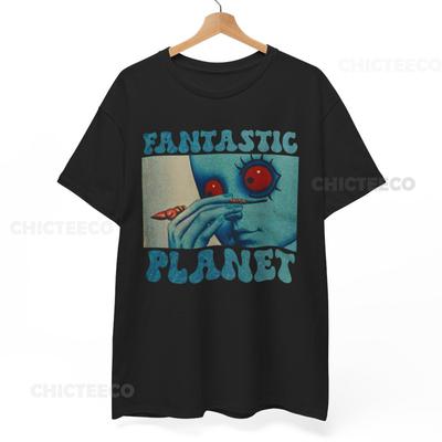 Fantastic PlaneT-shirt La Planete Sauvage Tee French Cinema SciFi Unisex Tee