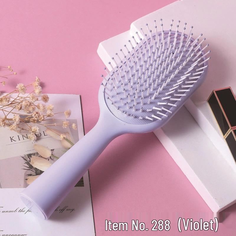 Mermaid Macaron Color Air Cushion Comb: Fluffy, Elastic Massage Comb for Women's Hairdressing, Customizable for Enhanced Hair Care