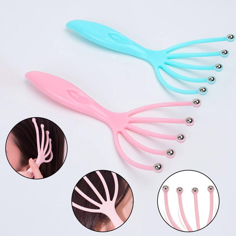 

5шт модные мягкие портативные пять когтей массажные инструменты когти стальной массажный массажер с шаровой головкой