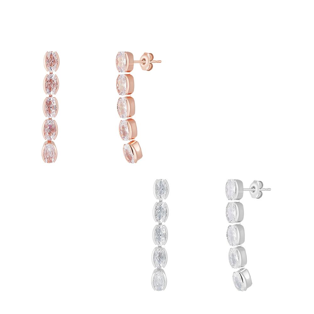 Paul Brial Shine Oval Earrings Pybe0239 Choose 1 Of 2