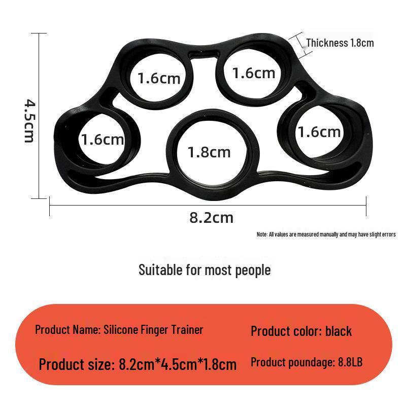 Spot Silikon Fingerkraft & Flexibilität Widerstandsring Trainer