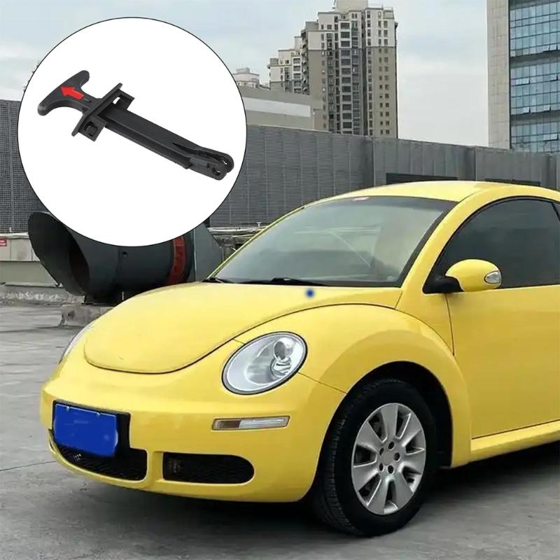 1C0823593D Car Exterior Hood Latches Release Pull Handle for Reduced Effort and Improved Longevity In Auto Use.