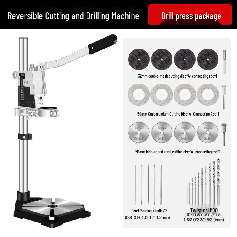 

Meinet Electric Drill: Compact Bench Drill, Wine Bottle Cutter, Pearl Puncher, Walnut Eye Drill Tool.