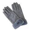 Women In Winter, Thickened with Velvet, Warm for Riding and Driving, To Protect Against Cold Wind, Cute Wool Touch Screen Winter Plush Gloves