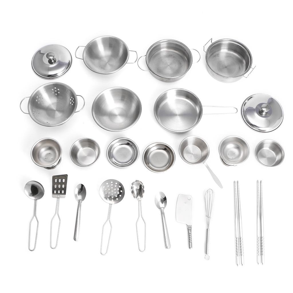 Buy 25pcs Stainless Steel Kitchen Cooking Utensils Mini Kitchen Tools