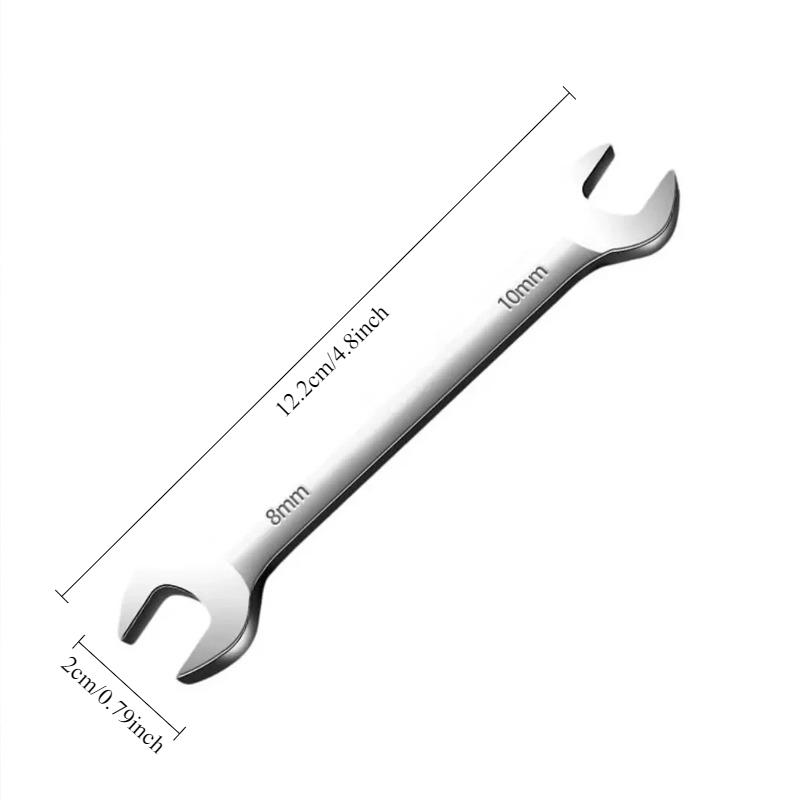 1 stuks Multi-specificatie Vaste Dubbeldoels Dubbelopenende Sleutel Dubbelzijdig Open-eind Sleutel Voertuigreparatie Onderhoudsgereedschap