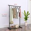 Mobile Floor-Standing Clothes Rack with Wheels: Light Luxury Drying and Hanger Unit for Bedroom