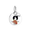 Pan Jia S925 White Copper Cartoon Pendant Beads for DIY Bracelets: Rhinestone-Inlaid Anime Jewelry Accessories