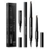 3 in 1 Waterproof Eyebrow Pencil Powder Eye Brow Brush Pigment Beauty Makeup Kit