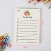 Simple Memo Pad Note Book Tearable Not Sticky Kawaii Decoration Sticky Notes Fruit Hand Account Memo Message Paper To Do List