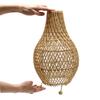 Rattan Table Lamp Natural Bulb Included