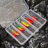 5Pcs Fishing Metal Spinners Lures with Treble Hook Mini Size Portable Wobbler Jigging Spoon Lures Fishing Accessories