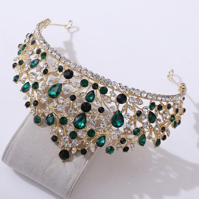 Gorgeous Crystal Bridal Tiaras for Queen Luxury Wedding Crown Princess Party Prom Hair Jewelry Bride Accessories