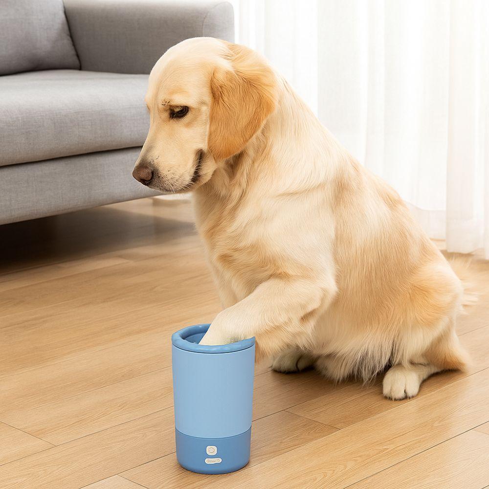 Quick Clean Pet Paw Washer Low Noise Electric Pet Paw Cleaner  for Bathing Cleaning Grooming