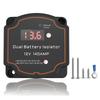 Split Charge Relays 12V 140A Double Battery Isolator VSR Voltage Sensitive Relays with LED Voltage Display