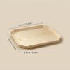 Waterproof Bathroom Vanity Tray Countertop Makeup Organizer Stackable Octagon Plastic Wood Grain Perfume Cosmetic Storage Tray
