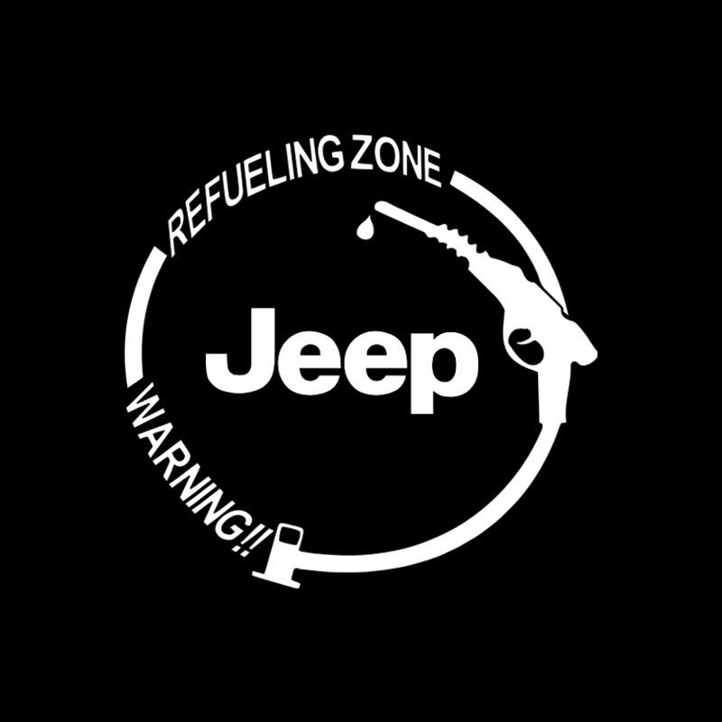 ARG3  1PC Car Sticker Fuel Tank Sticker Decal Car Styling Accessories For Jeep Wrangler Grand Cherokee Renegade Tyre Stem Air Caps