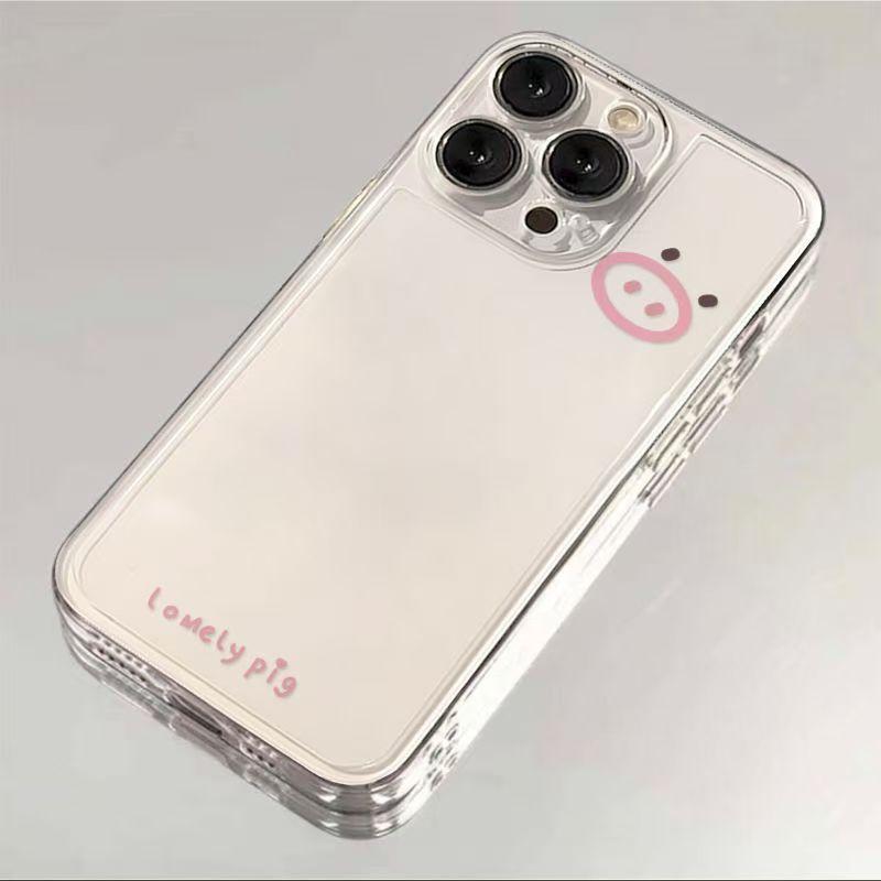 

Cute Pink Pig Pattern Phone Case for iPhone 17 16 15 14 13 12 11 16E Series Pro Max Plus Double Layer Protection iphone 11 ProMax
