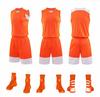 Double-Sided Basketball Jersey Set, Boys' Children'S Double-Sided Jersey, Personalized Two-Sided Wear Printing Number, Competition Training Jersey, Su