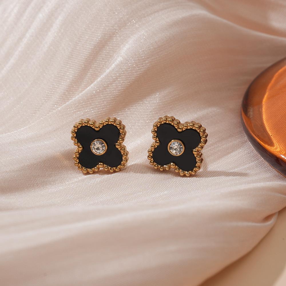 Four-leaf Clover Earrings Fashion Luxury Classy Women's Earrings