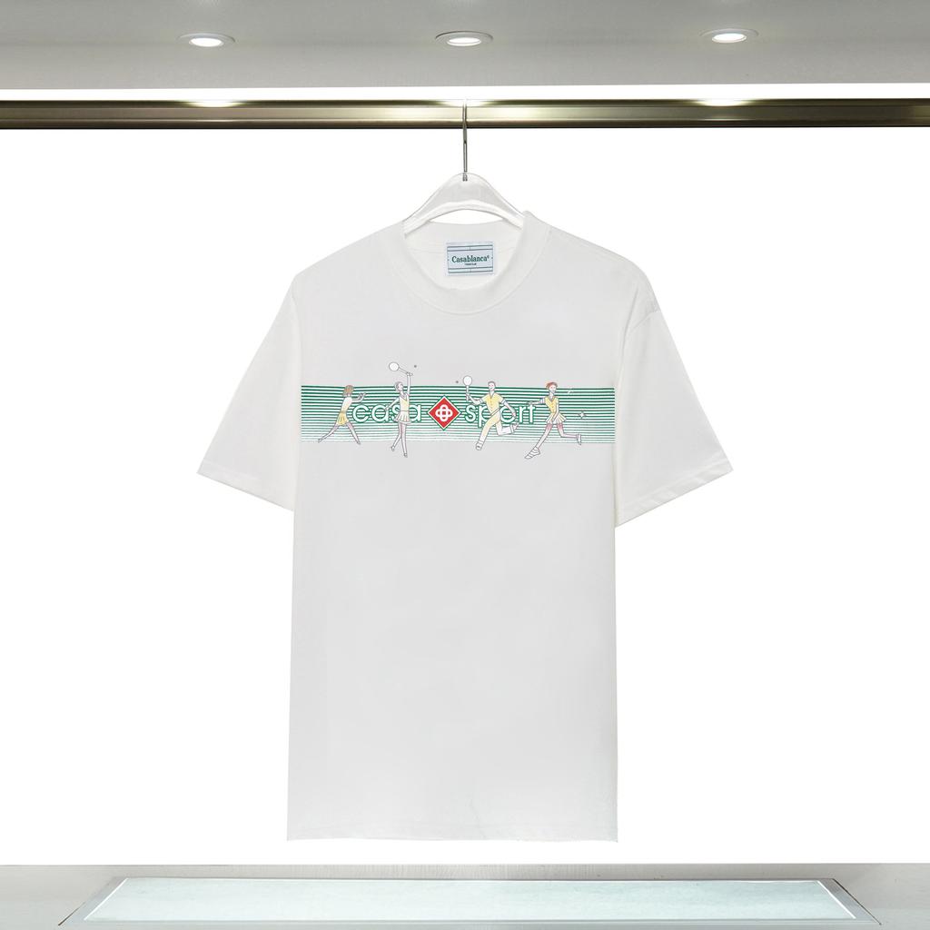 Cross-border Casablanca Summer New Casablanca Tropical Wind Summer Fruit Print Loose Short-sleeved T-shirt