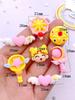 Painted Resin Kawaii Colorful Fairy Magic Stick Flatback Stone  Scrapbook Figurines 10PCS DIY Bow Decor Accessories Crafts