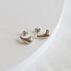 _FF90B Surgical Steel Drop Teardrop Earrings