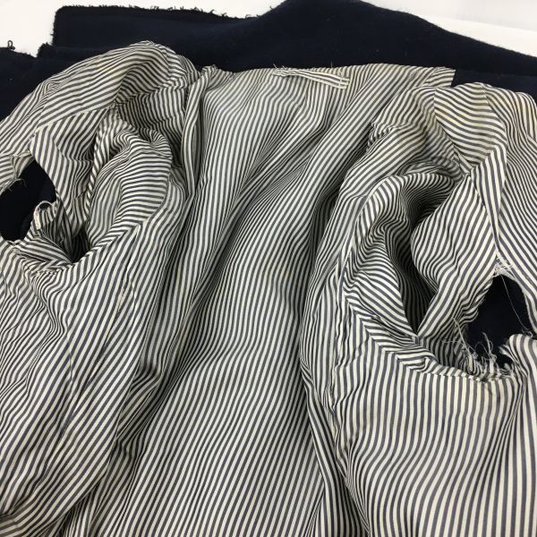 bonjour records BOYS Made in Japan Wool Pea Coat Size S Dark Navy(USED)