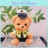 Hochwertiger Plüschbär-Schlüsselanhänger mit Designs von Verkehrspolizei und Feuerwehr für Geschenke