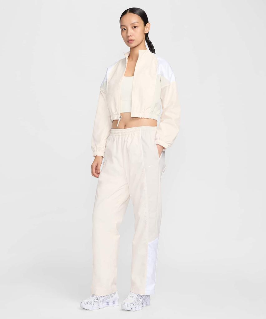 Nike Sportswear Oversized Mid-Rise Track Pants W - Chalk:Light Bone:White:Sail / If0219-103