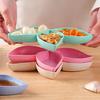 Sauce Container Easy To Clean Convenient Reusable Creative 3 Grids Mixing Dipping Bowl Vinegar Soy Home Supply