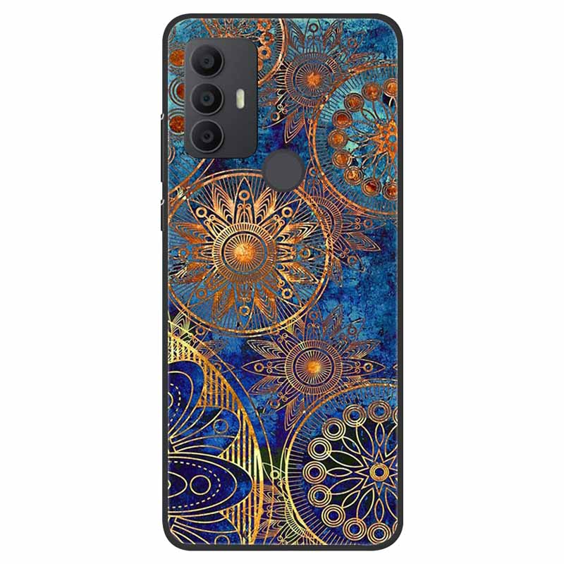 For TCL 30 SE Case Silicone Starry Space TPU Soft Back Cases For TCL 305 Cover Marble Painted for TCL 30SE TCL305 Fashion Bags