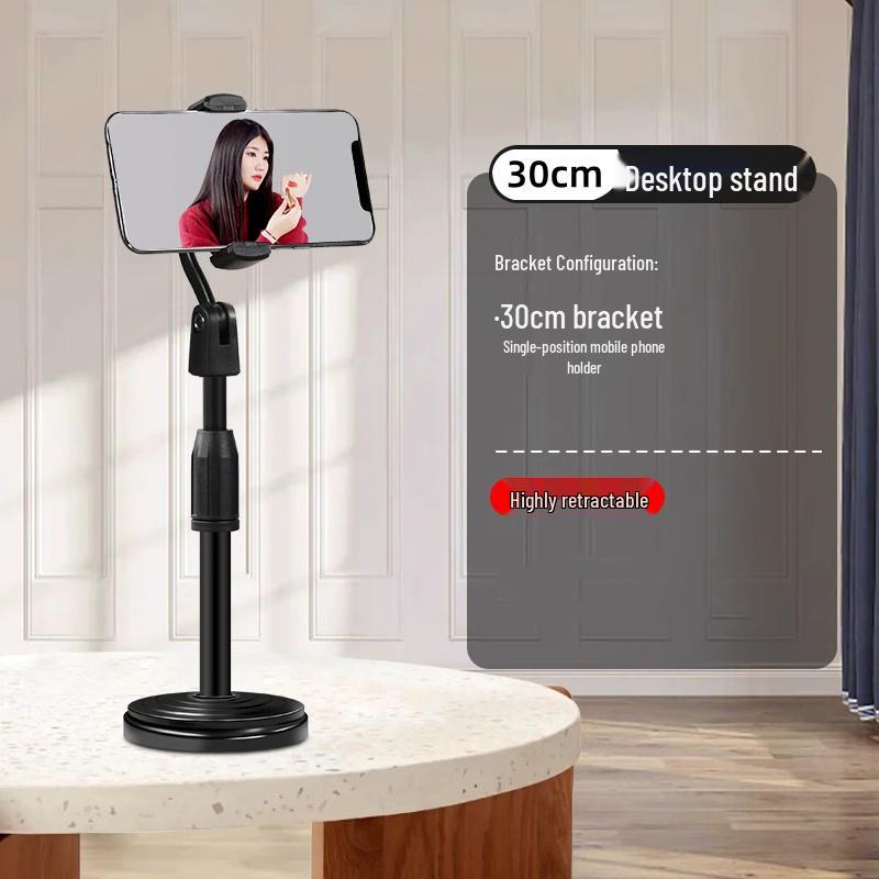 Multifunctional Phone Holder & Tripod with Fill Light for Live Streaming, Photography, and Selfies