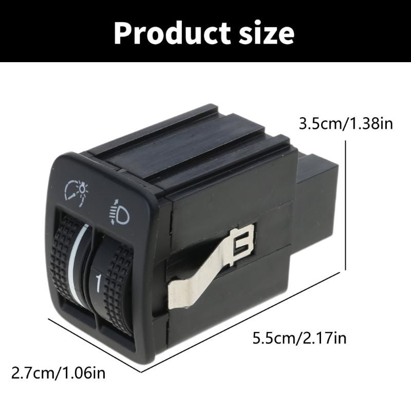 Armaturenbrett Scheinwerfer Dimmer Helligkeitseinstellung Schalter für 2008-2015 5ND941333 5N0941333 5ND941333A Ersatzteil