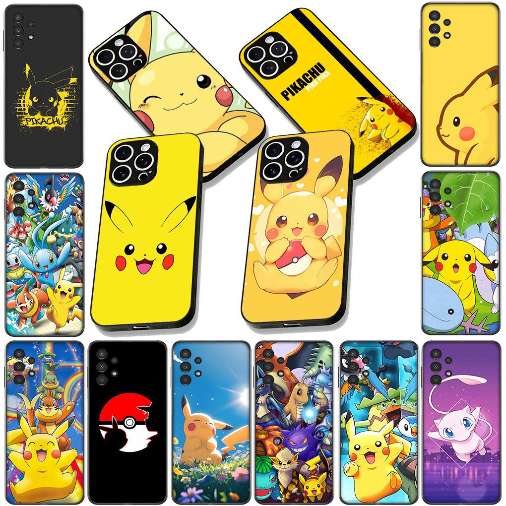 Mewtwo P-Pokemons GO P-Pikachus Cover for Motorola Moto Edge 50 30 Fusion 40 NEO Ultra Pro E14 G20 E15 G35 G84 G13 G53 Case
