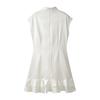 European and American Style, New Women's Clothing, Foreign Style, Classic, Versatile, Fashionable, Ruffle Edge Dress