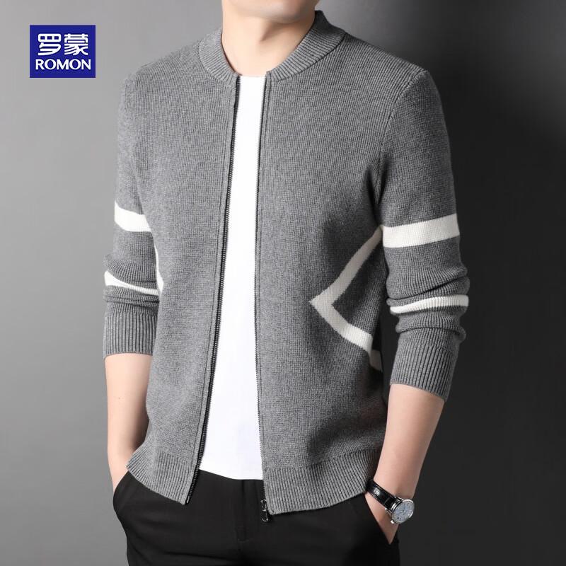 ROMON Men's Autumn Casual Knit Cardigan