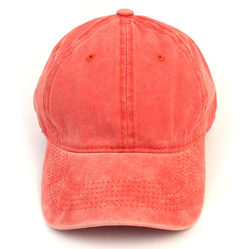 Universal Chemistry Muji Pigment Washing Coral Ballcap Washing Ball Cap