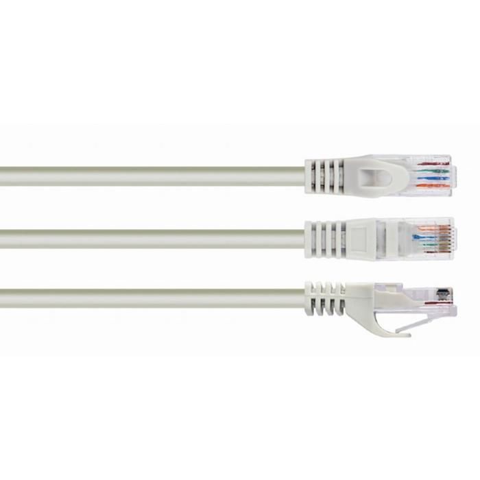 Cordon de raccordement CAT 6 - GEMBIRD - 10 m - UTP - moulé, bloqué - gris