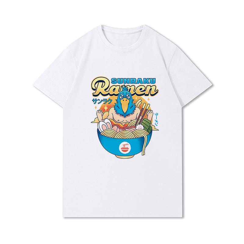 Plus Size Summer T Shirts for Women Anime Shangri La Frontier Printed Casual Short Sleeves Tops 100% Cotton Oversize O Neck Tees
