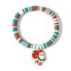 Women's Handmade Colorful Polymer Clay & Copper Bead Bracelet Set - Christmas Gift